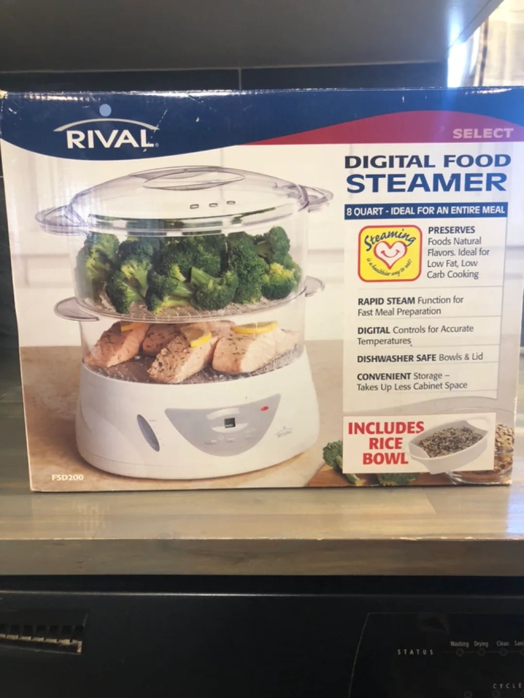 Rival Digital Food Steamer FSD200 thumbnail