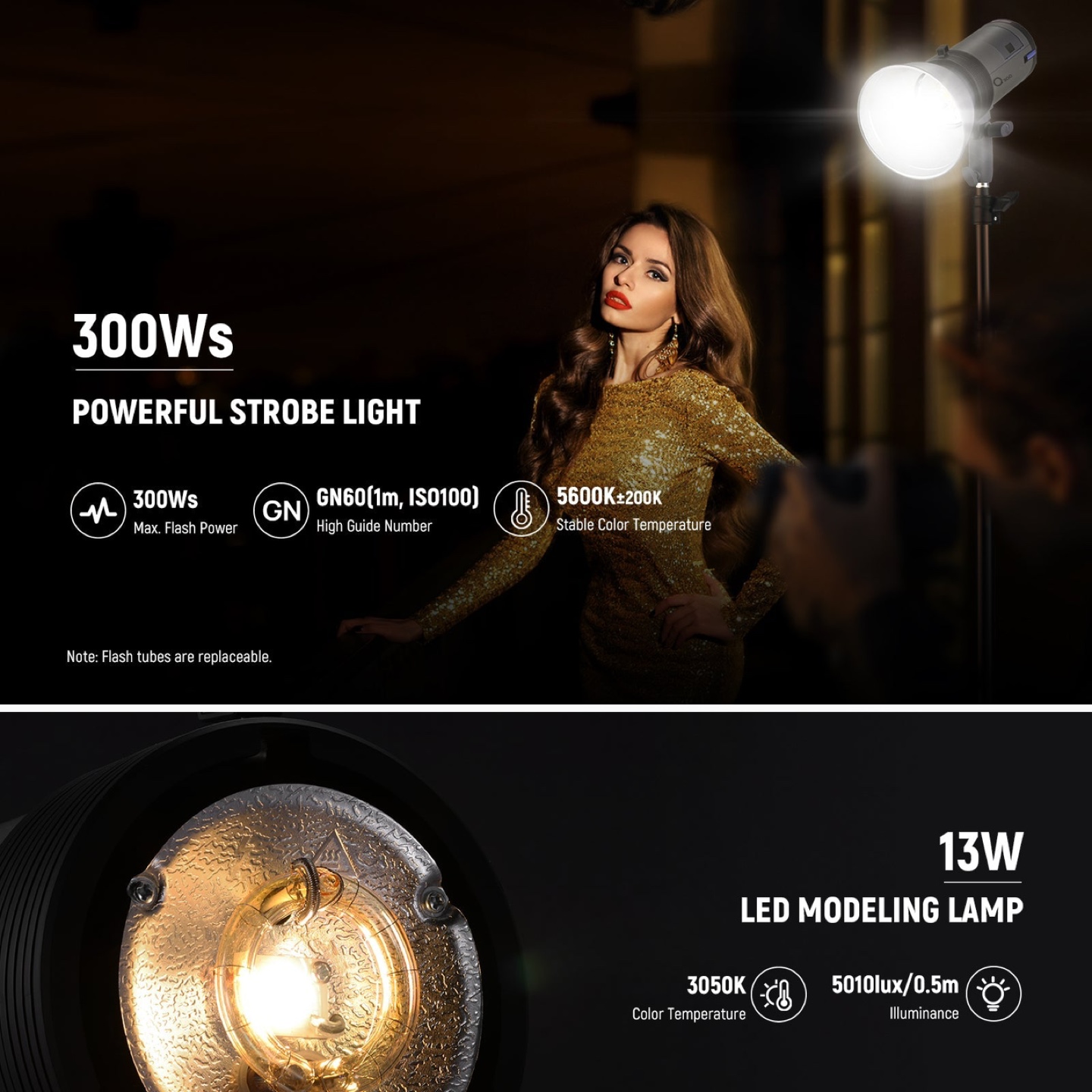 NEEWER Q300 300Ws 2.4G Outdoor Strobe Flash - photo 4