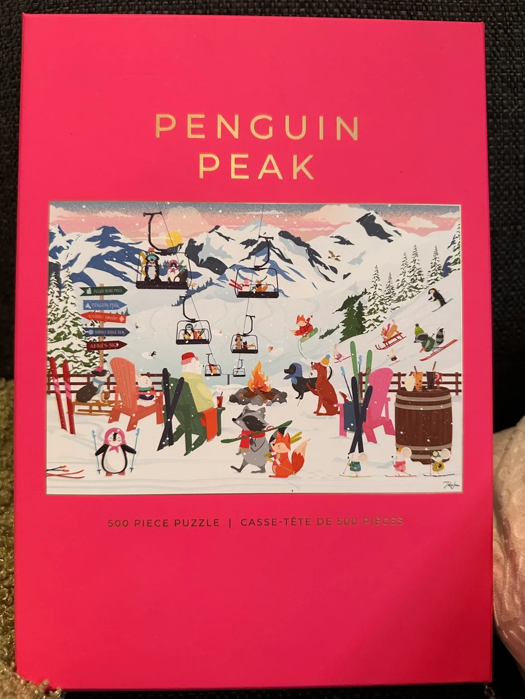 Penguin Peak 500 Piece Puzzle thumbnail