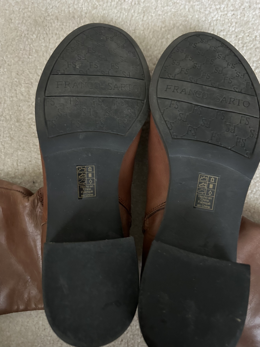 Franco Sarto Brown Leather Knee High Boots - photo 4