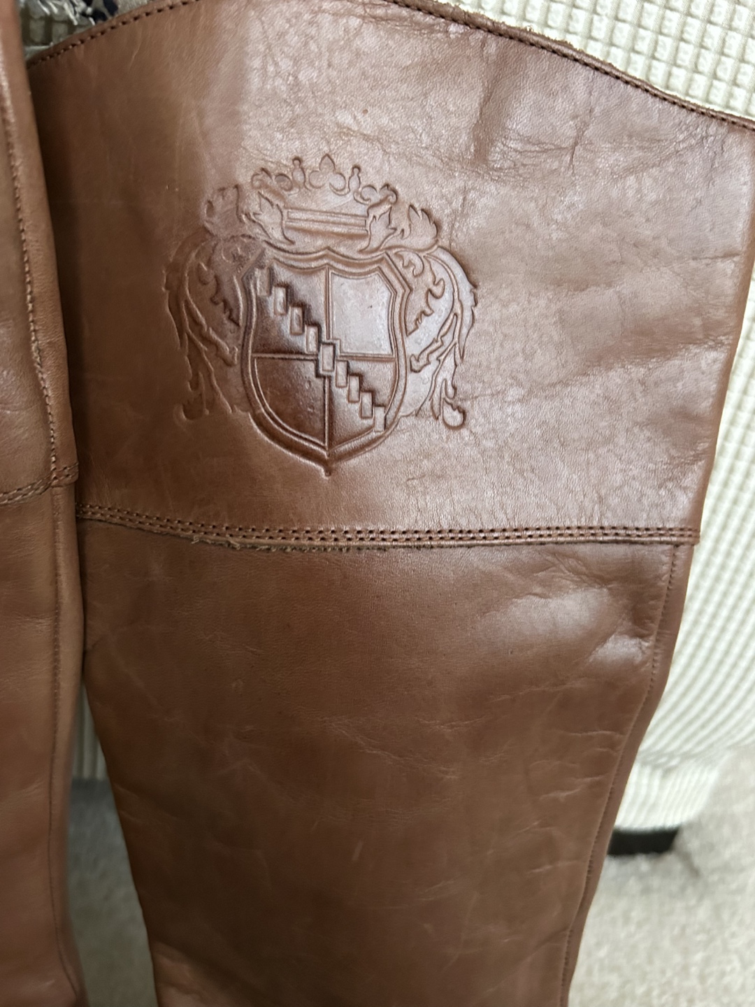 Franco Sarto Brown Leather Knee High Boots - photo 2