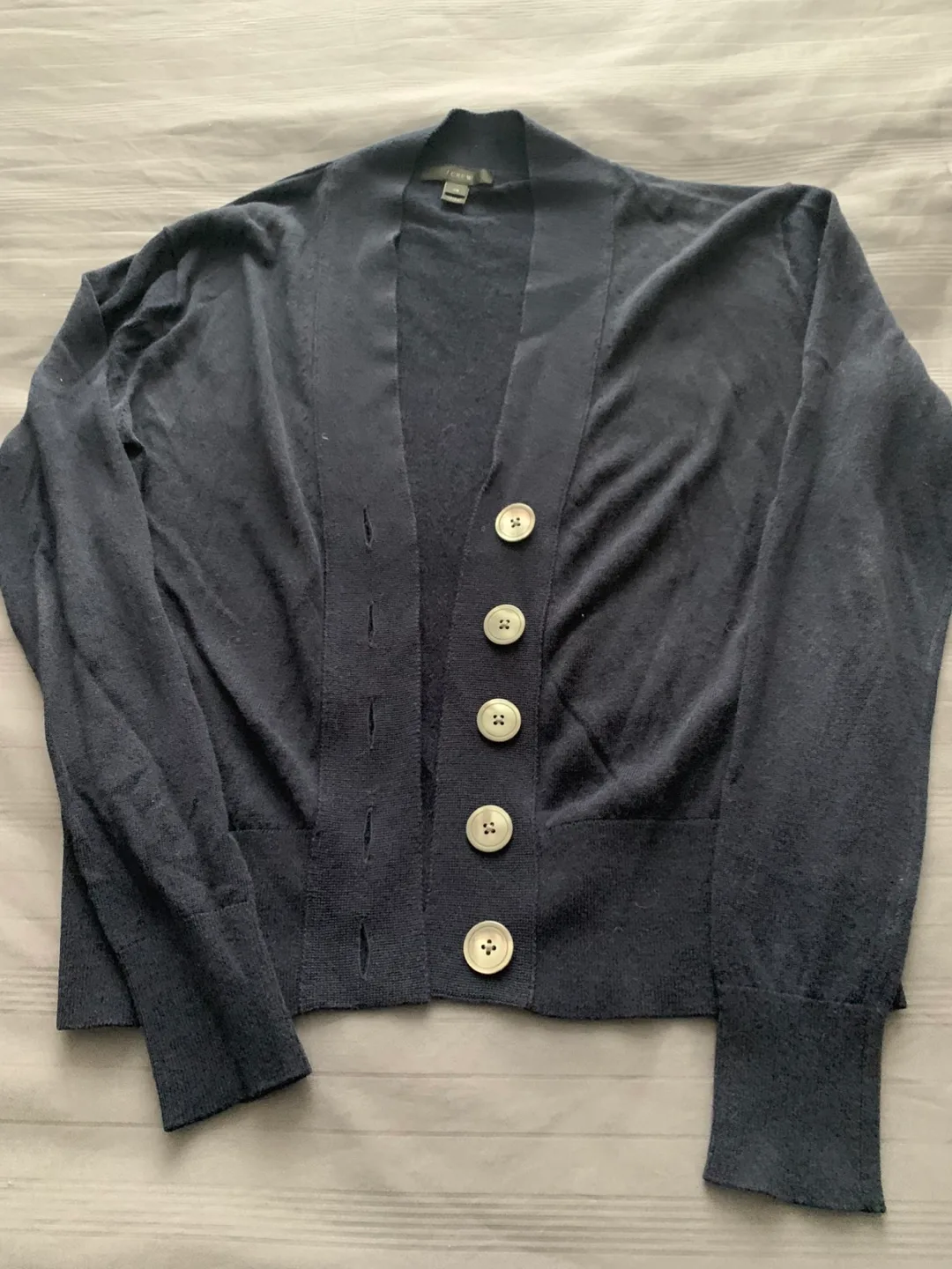 J.Crew Navy Cardigan image indicator(2)