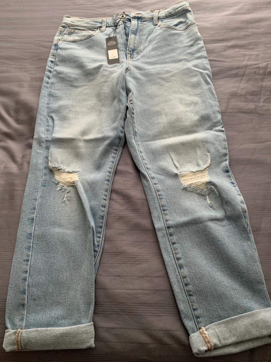 Fashion Nova Distressed Jeans image indicator(3)