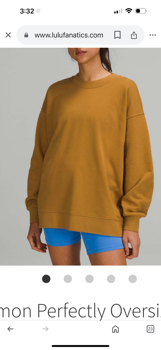 Lululemon Perfectly Oversized Crew