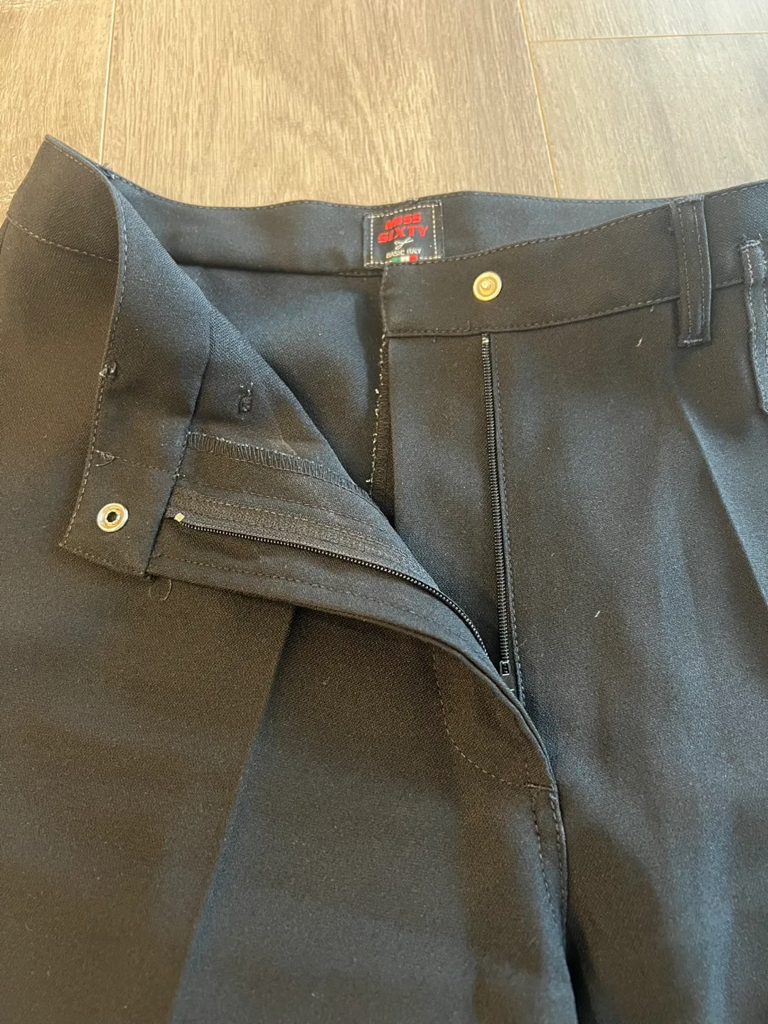 Miss Sixty Black Flare Pants / Slacks Size 26 /28 image indicator(5)