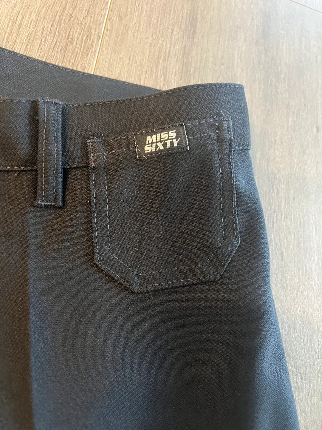 Miss Sixty Black Flare Pants / Slacks Size 26 /28 image indicator(7)