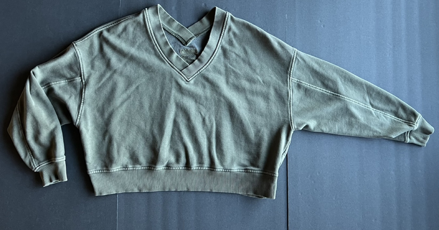 Aerie v neck cropped sweater #ThriftyPicks