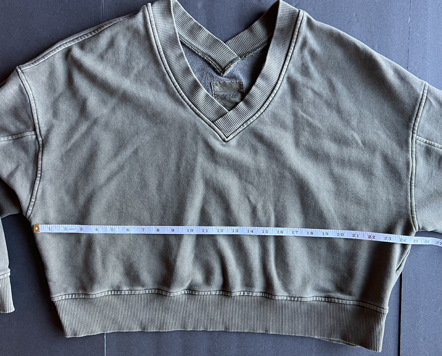 Aerie v neck cropped sweater #ThriftyPicks - photo 4