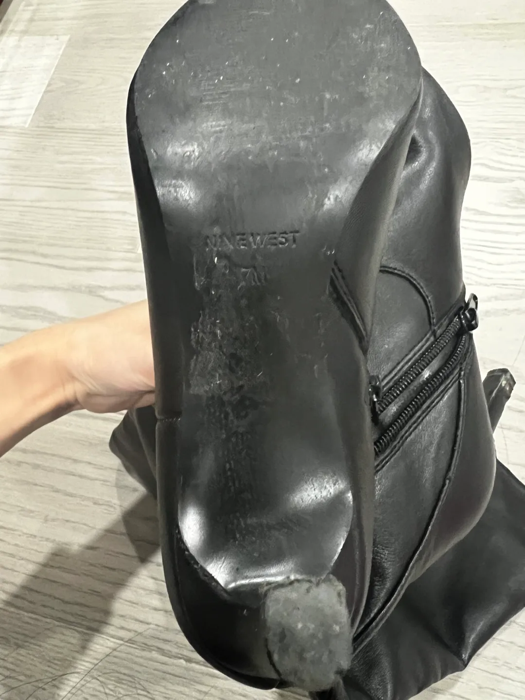 Nine West Black Knee High Boots image indicator(5)