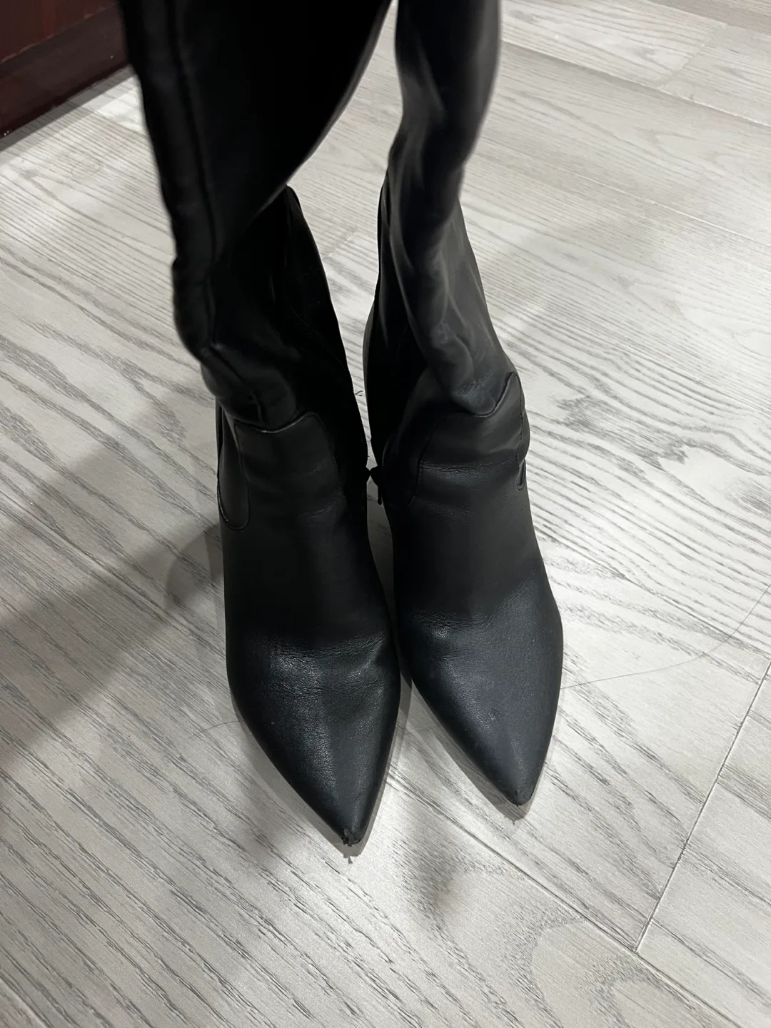 Nine West Black Knee High Boots image indicator(2)