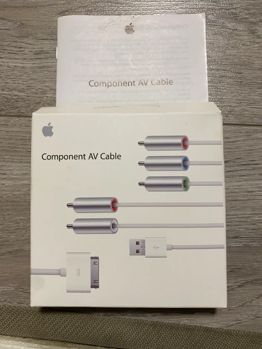 Apple Component AV Cable image indicator(2)