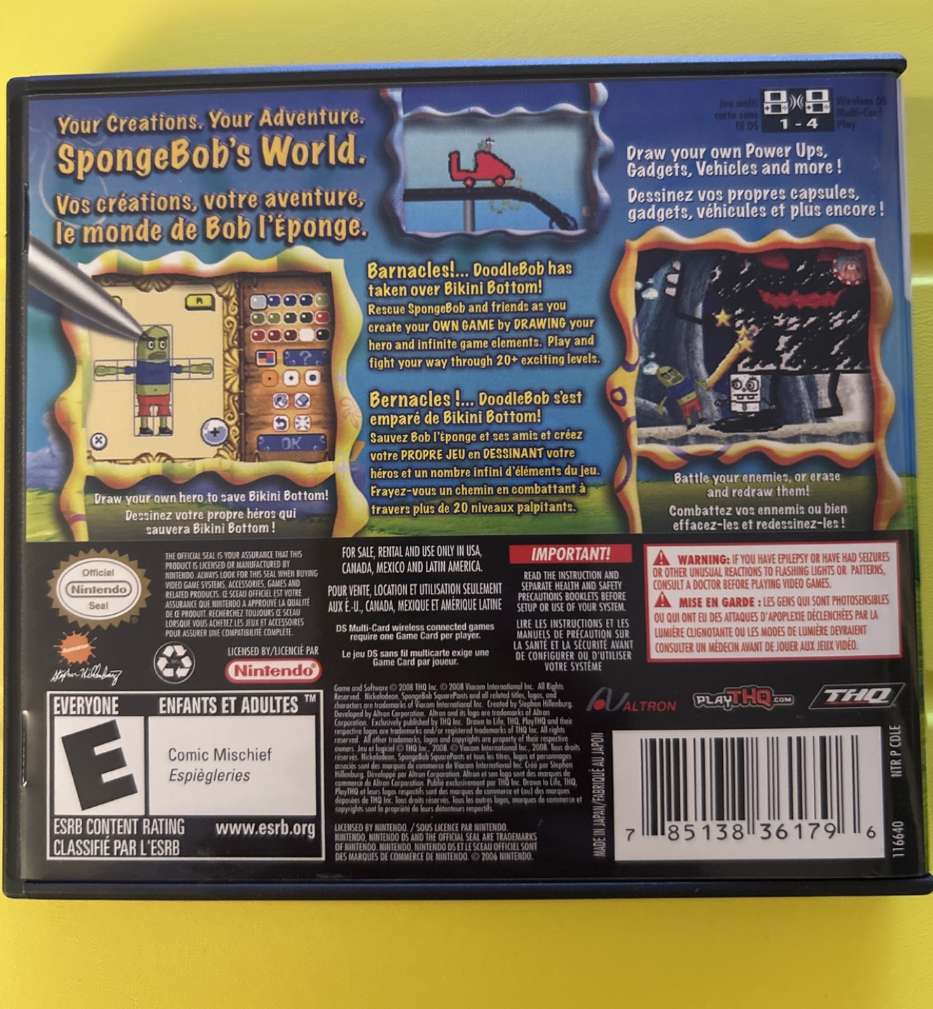 Drawn To Life (SpongeBob) - DS game - photo 3