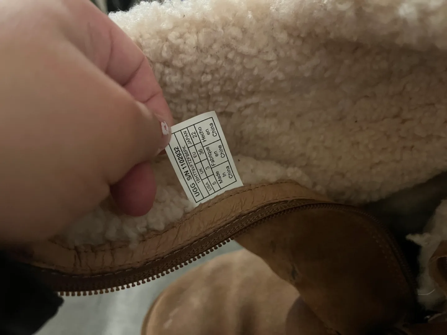 UGG Brown Suede Boots kids image indicator(5)