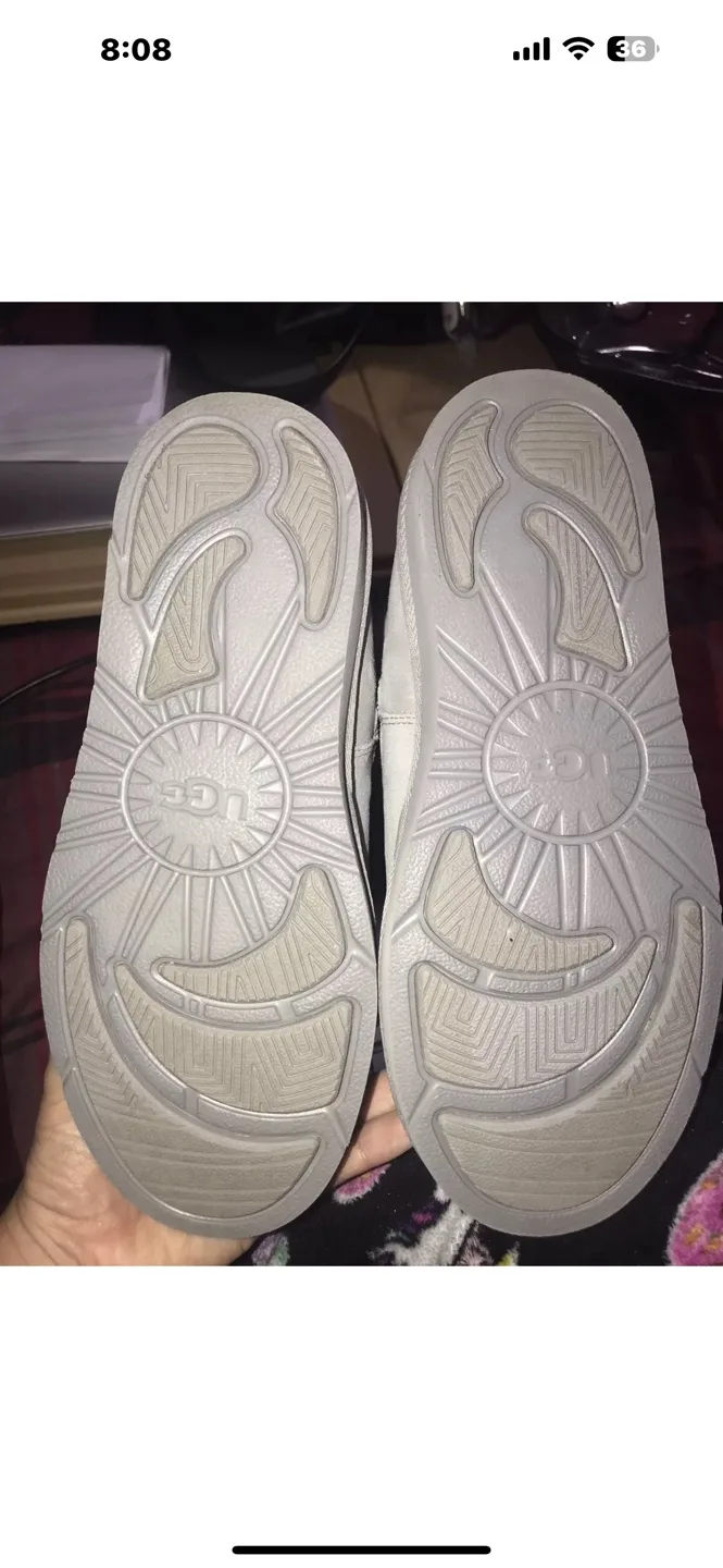 UGG Womens Gray Suede Boots Size 7 image indicator(4)