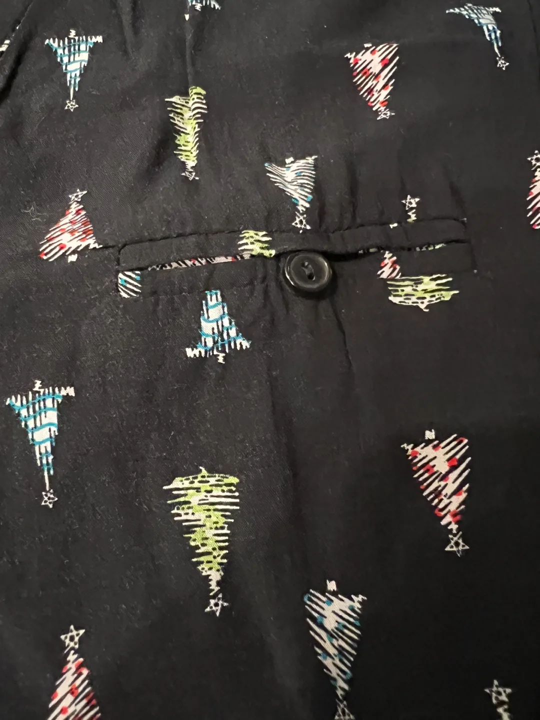 Brody Miles Christmas Tree Print Blouse XS image indicator(6)