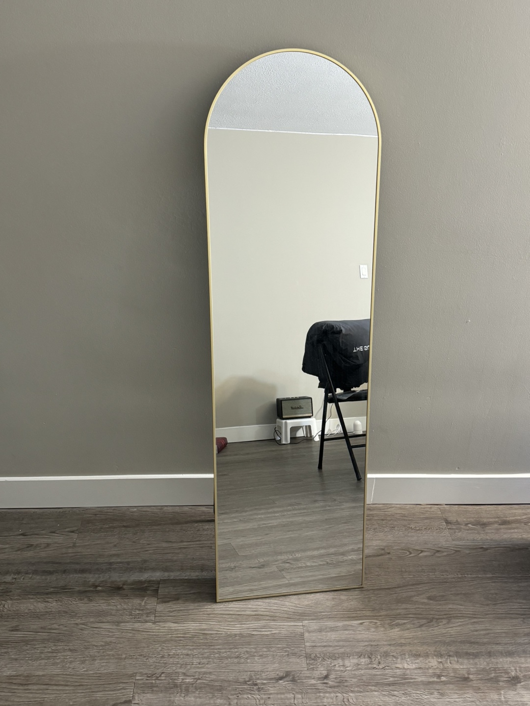 Gold Arched Full Length Mirror - photo 2