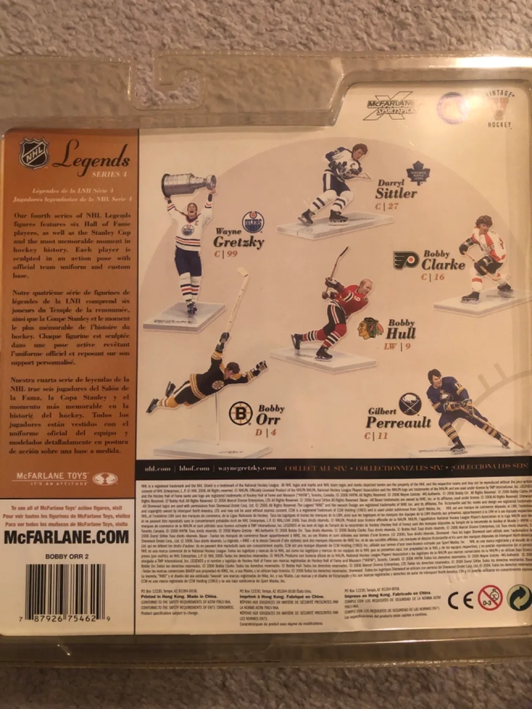 McFarlane NHL Legends Series 4 Bobby Orr Figure image indicator(2)