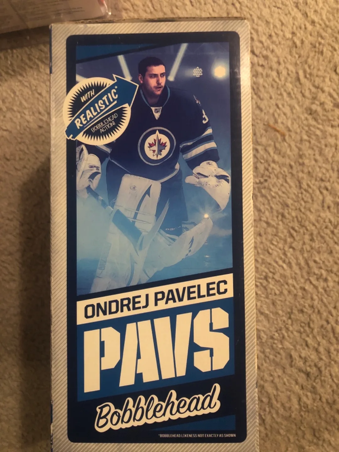 Ondrej Pavelec Winnipeg Jets Bobblehead image indicator(2)