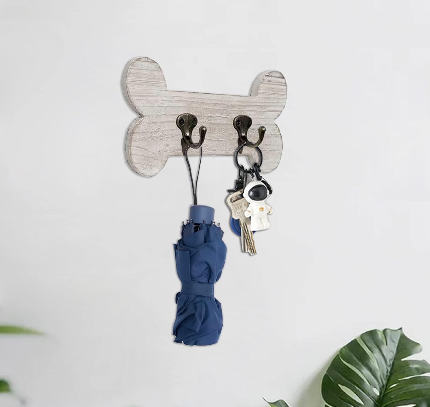 Vintage Style Dog Bone Hook Wall Mounted Coat Rack