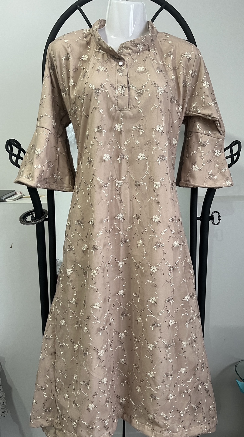 Floral Embroidered Dress
