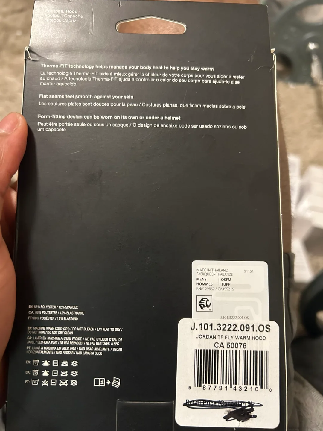 Jordan Fly Warm Hood - ski mask image indicator(2)