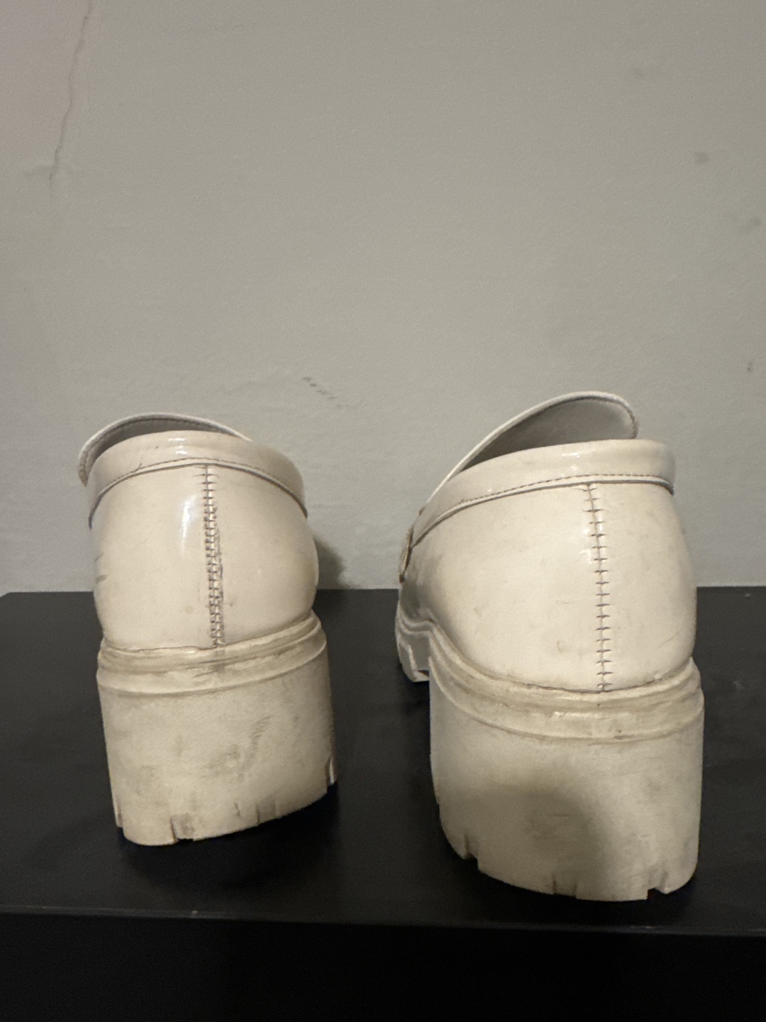White Platform Loafers #freecycle - photo 2