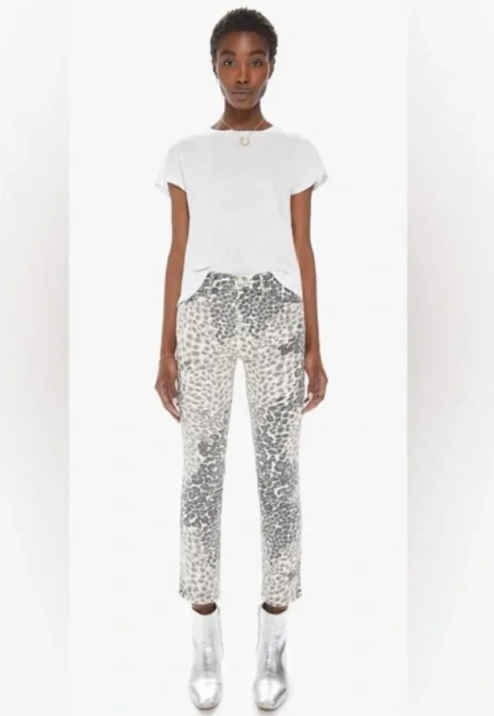 Mother The Mid Rise Dazzler Ankle Jeans image indicator(2)