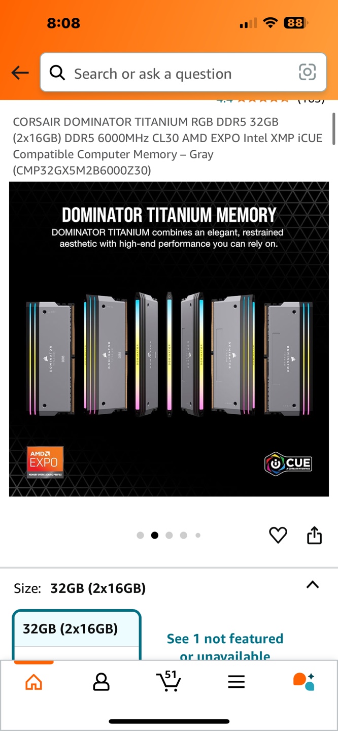 Corsair Dominator TITANIUM 32GB 6000MHz CL30 - photo 5