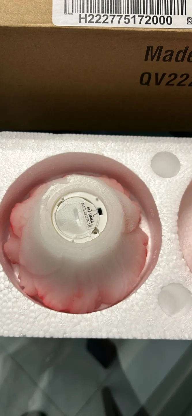 2 Red LED Light Up Poppy Flowers candles image indicator(3)