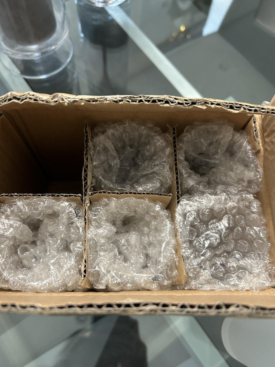 Set of 6 Glass Candle Holders - photo 2