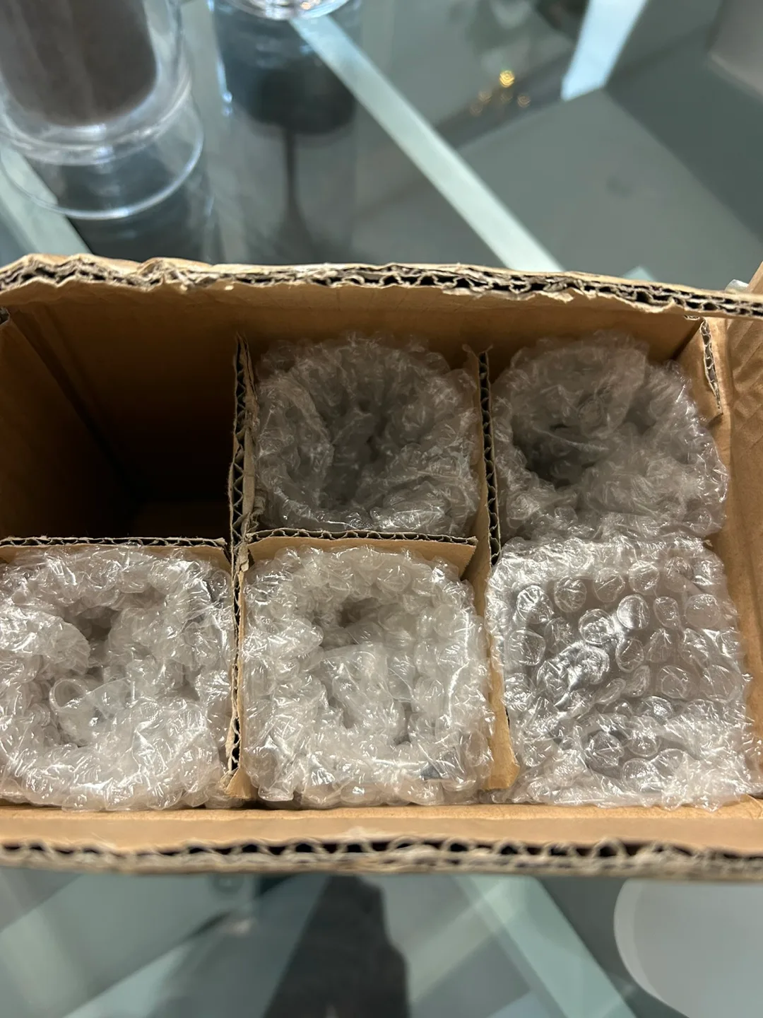 Set of 6 Glass Candle Holders image indicator(2)