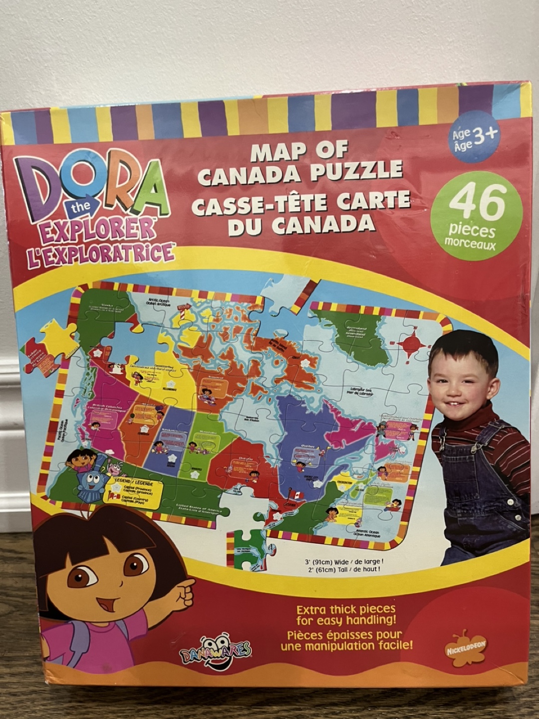 Dora the Explorer Map of Canada Puzzle