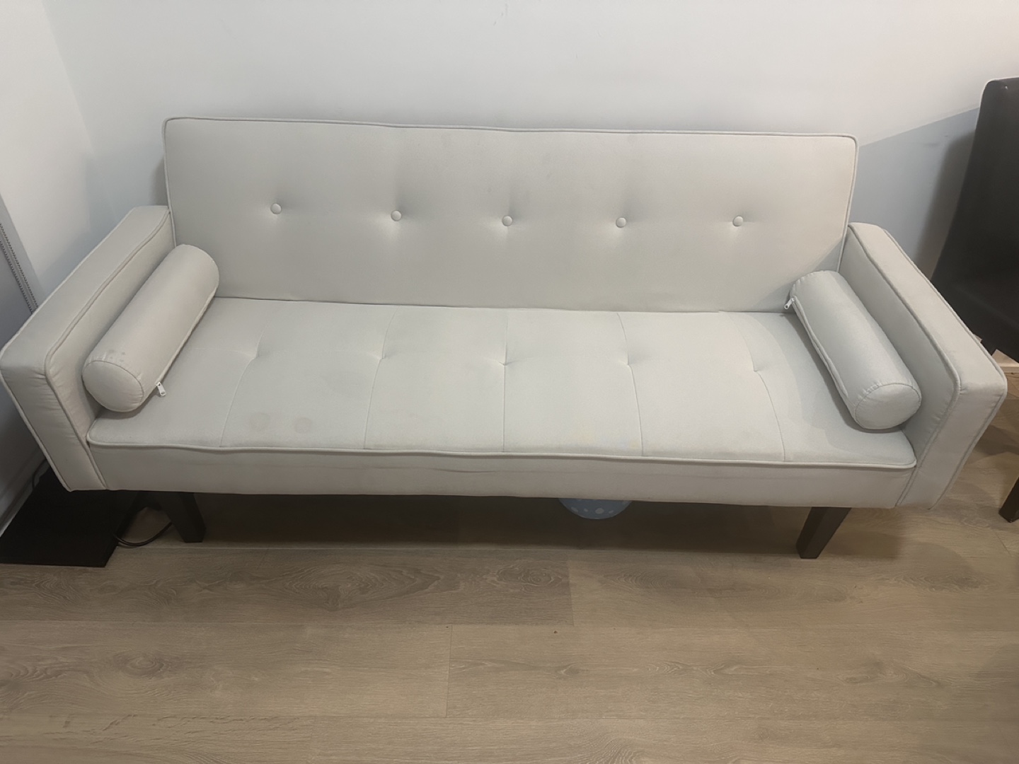Beige Futon Sofa Bed