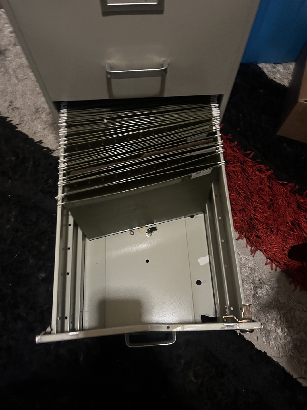 Two Drawer Metal Filing Cabinet - photo 3