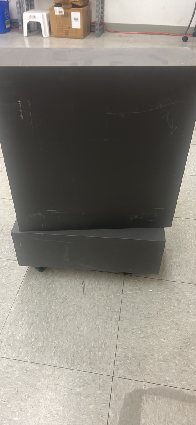 Black Rolling Display Stackers