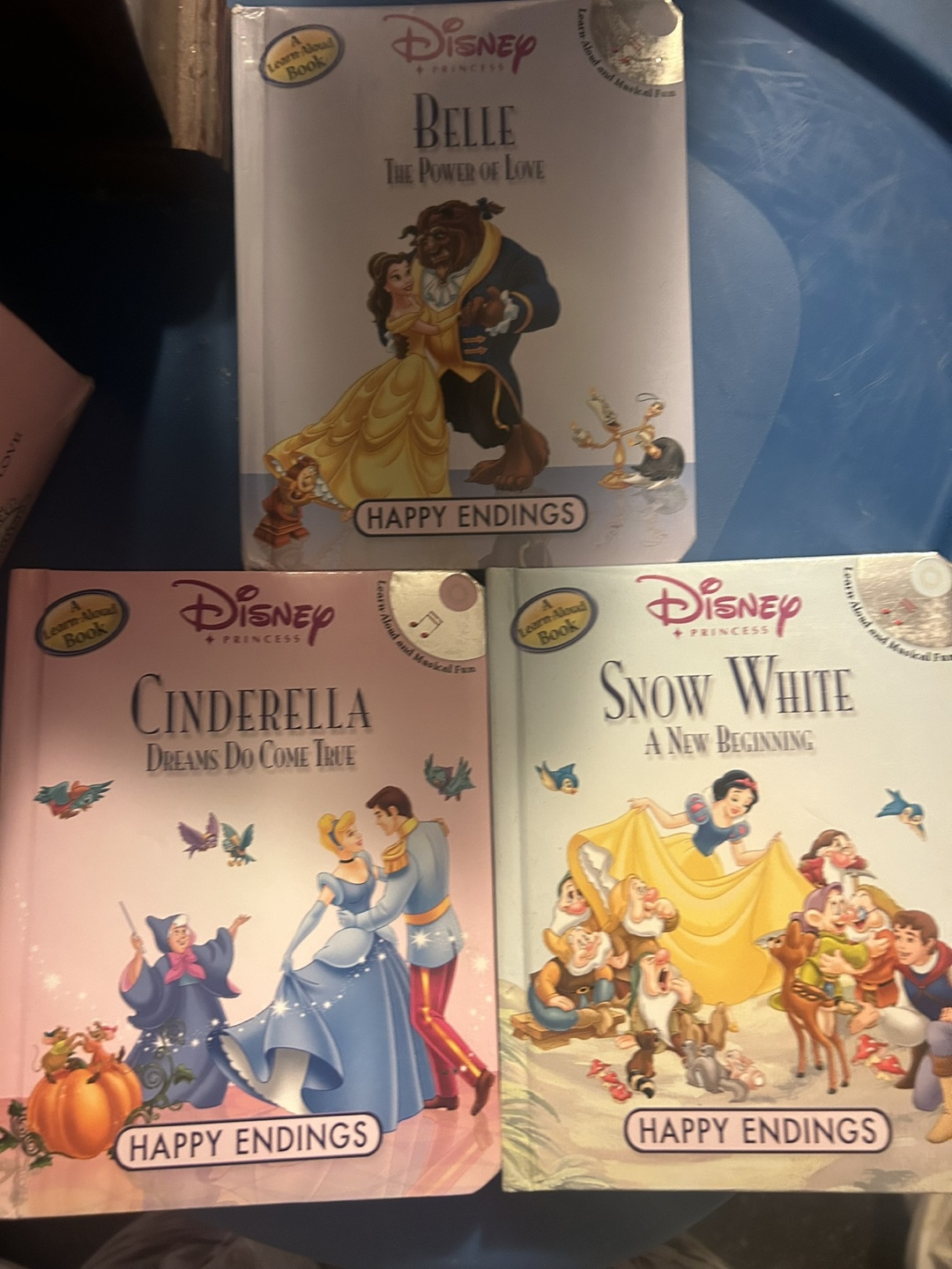 Disney  3 Book with Learn-Aloud and Musical Fun CD