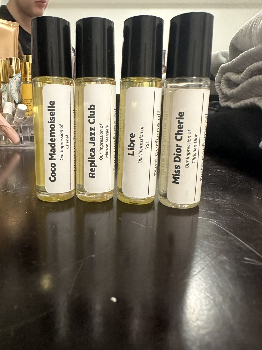 4x Perfume Oil Roll-on