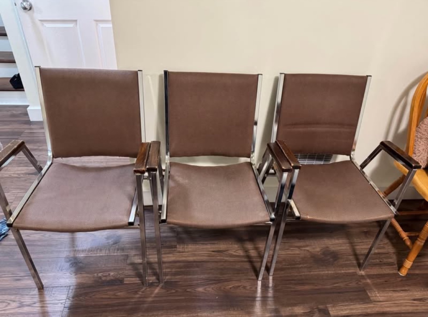 Set of 3 Vintage Chairs - photo 2