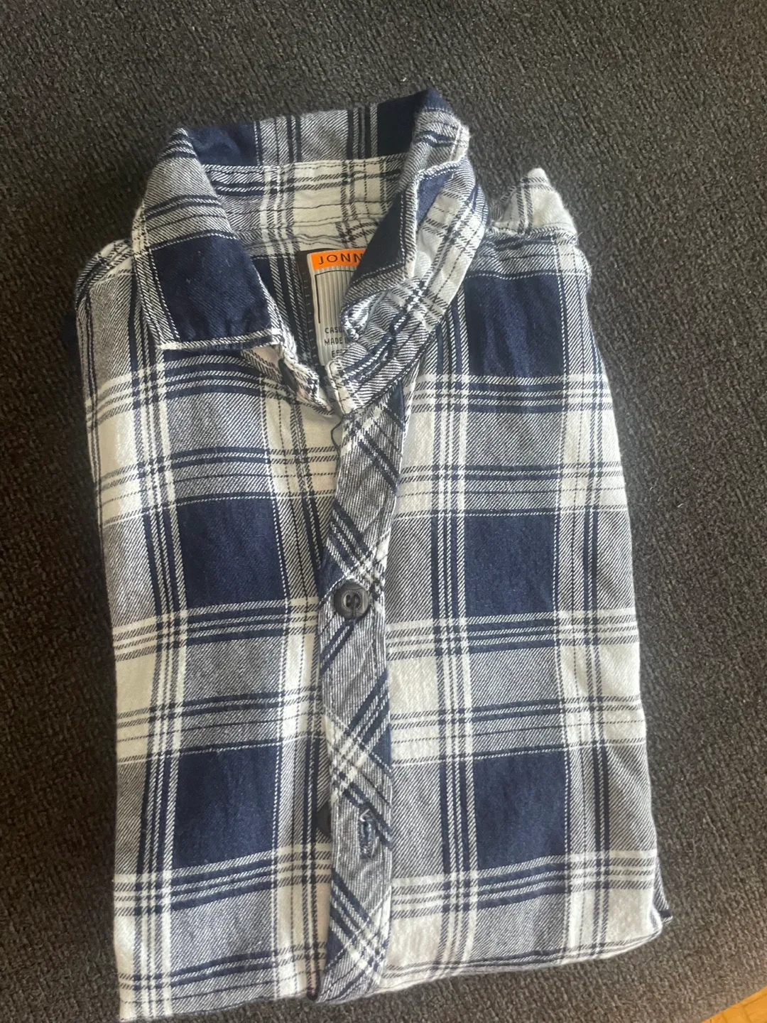 Red and Black Long Sleeve Button Up Shirt image indicator(5)