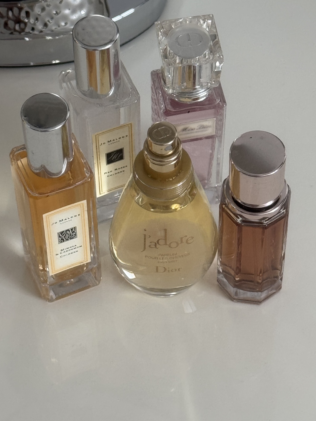 4 Perfume Bottles