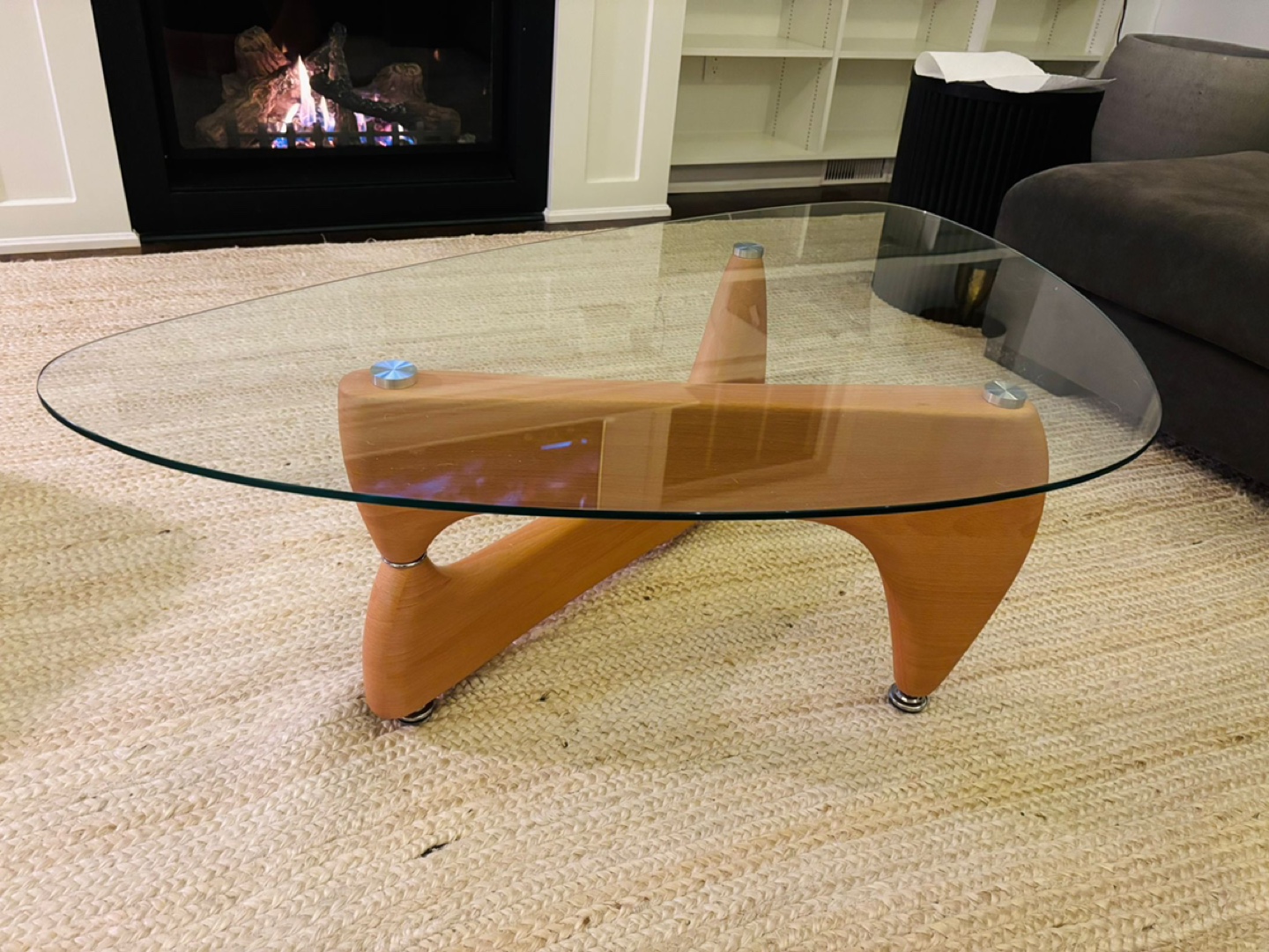 Mid-Century Modern Glass Coffee Table - photo 3
