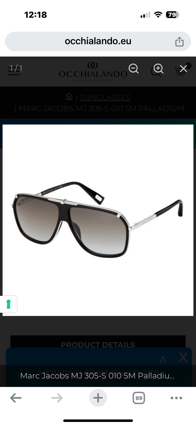 Marc Jacobs Sunglasses optical