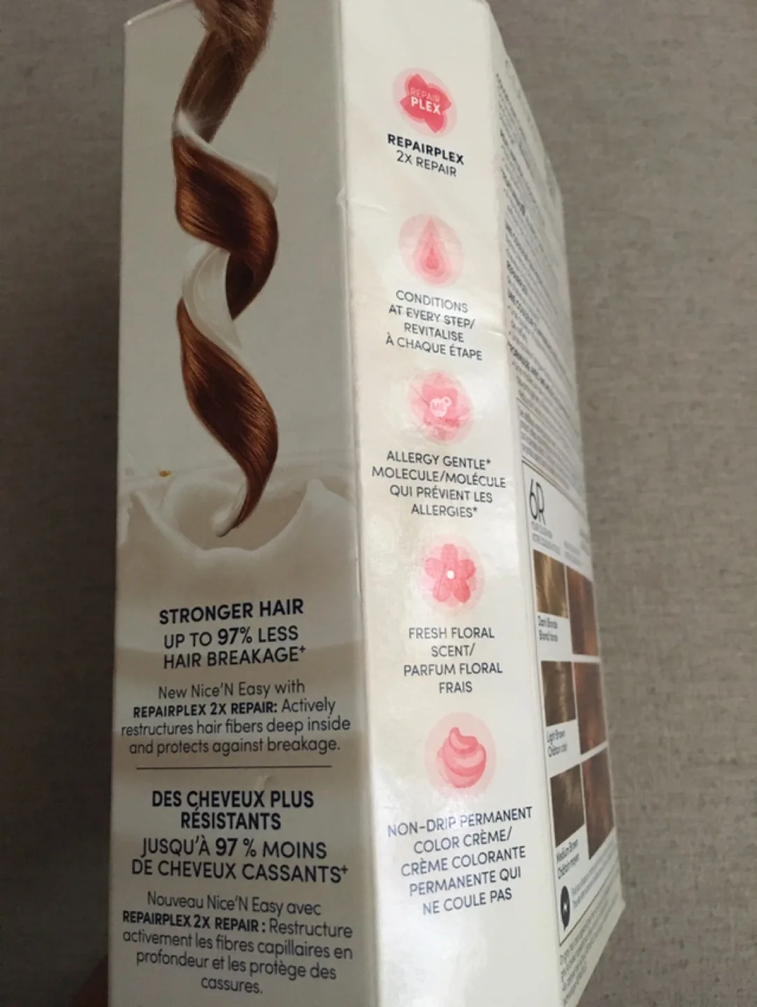 Clairol Nice'n Easy Permanent Hair Colour 6R Light Auburn image indicator(3)