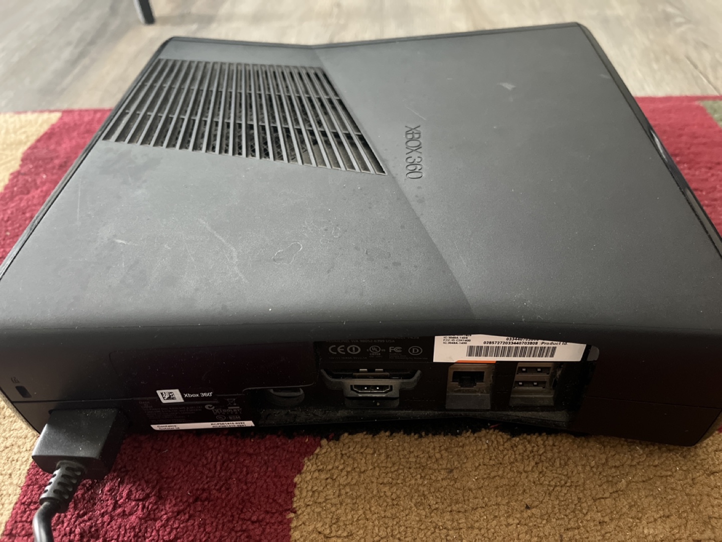 Xbox 360 Console with 2 Controllers and Power Cable - photo 3