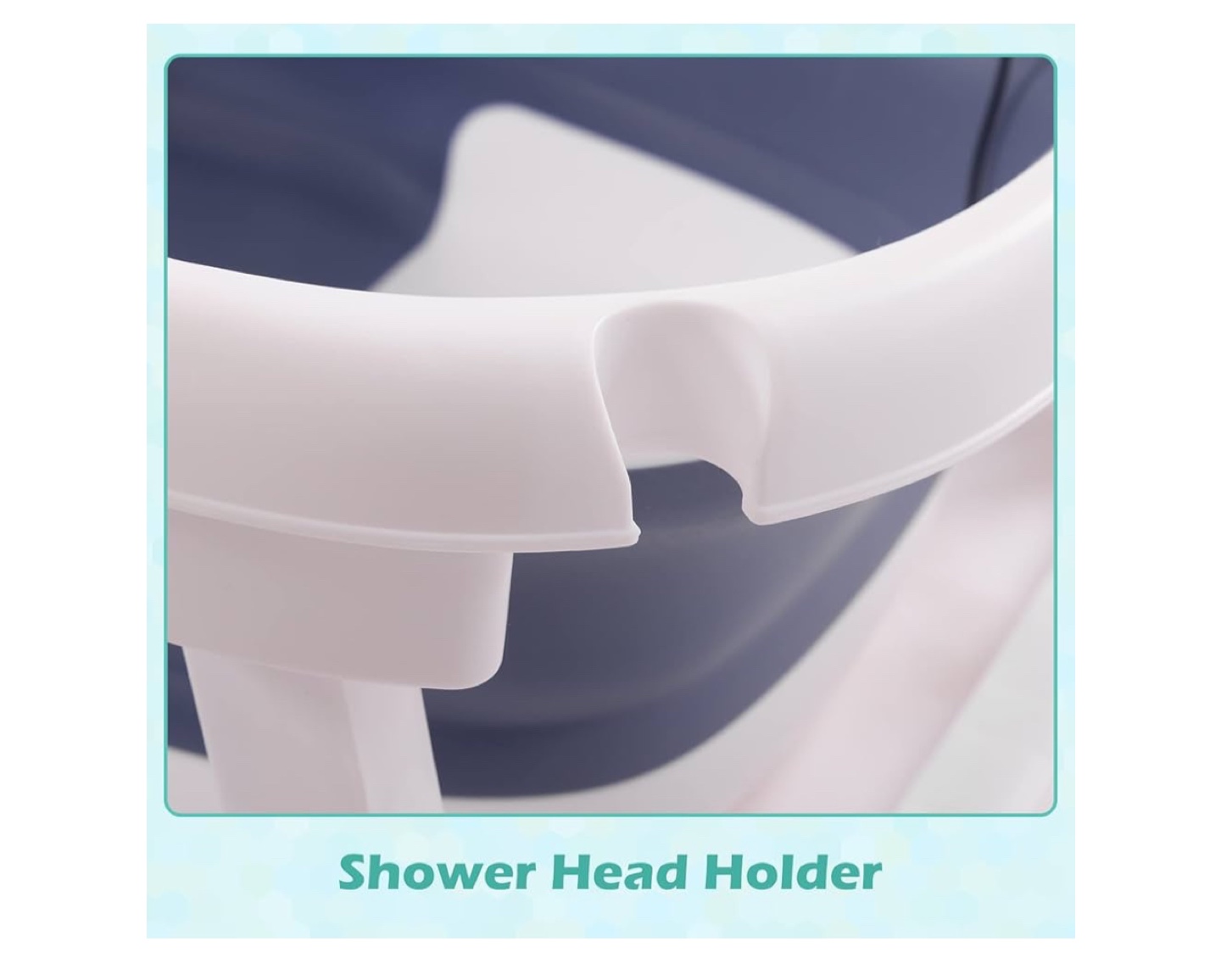 Baby Bath Tub with Thermometer and Folding Feature - photo 4