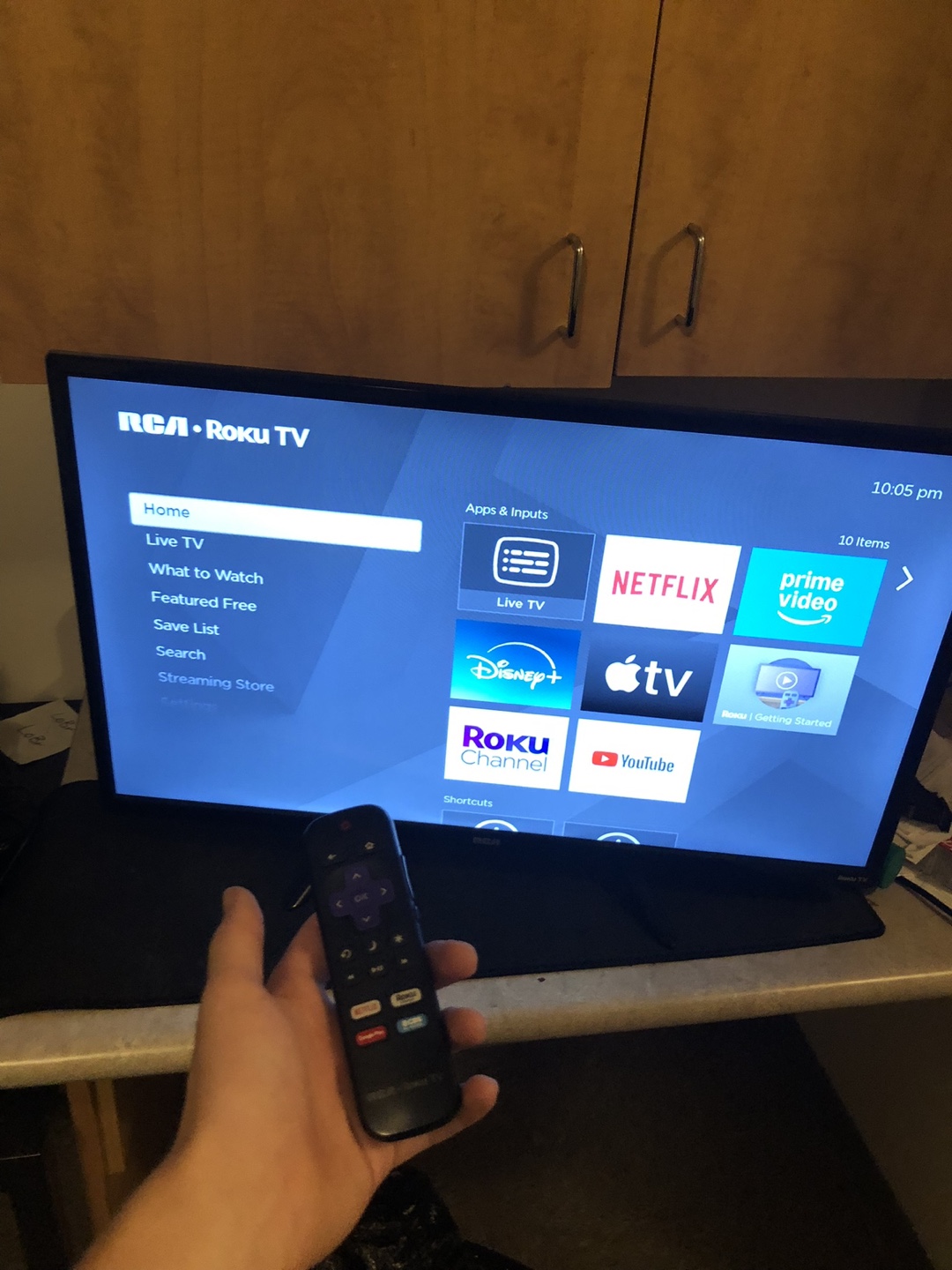 RCA Roku TV with remote