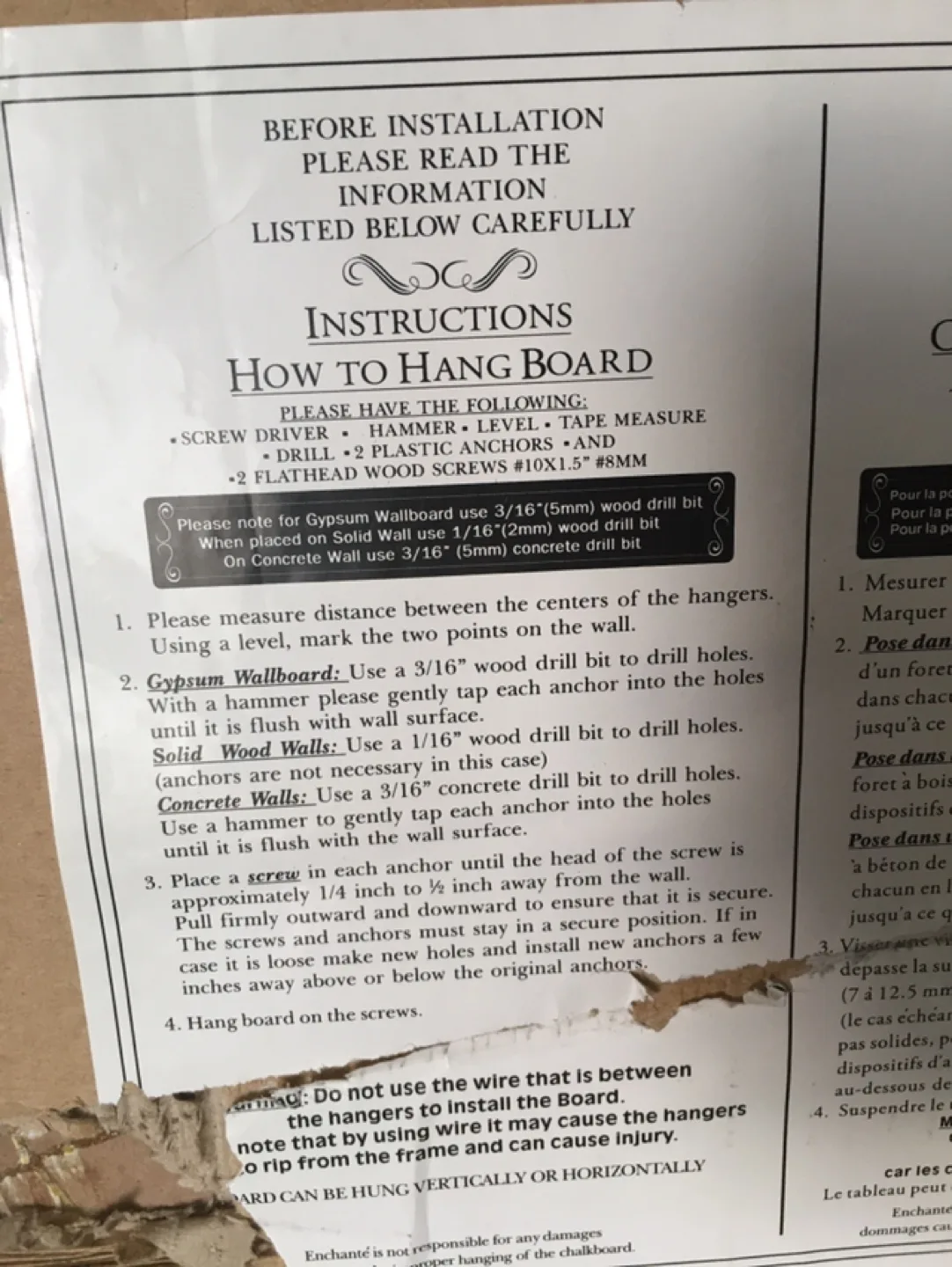 Chalkboard with Ornate Frame + Box of assorted chalk image indicator(3)