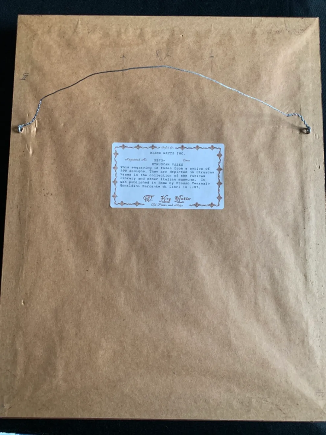 Antique Engraving of Etruscan Vase image indicator(3)