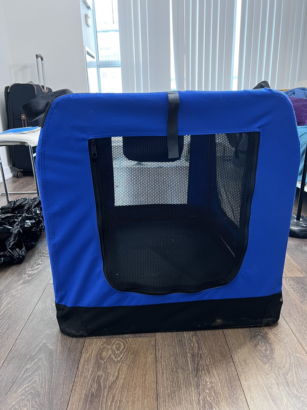 Blue Collapsible Pet Crate - photo 3