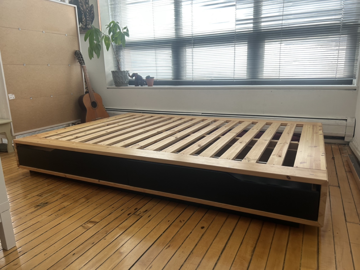 Solid Wood Platform Bed Frame